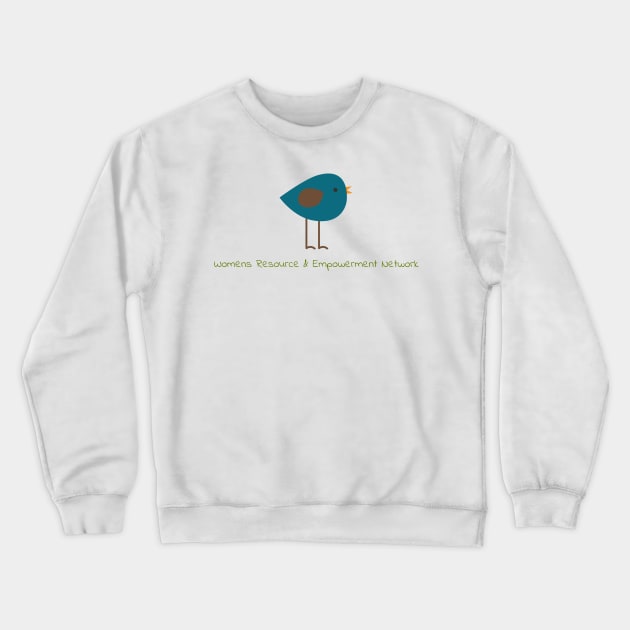 WREN Logo Crewneck Sweatshirt by West Virginia Women Work